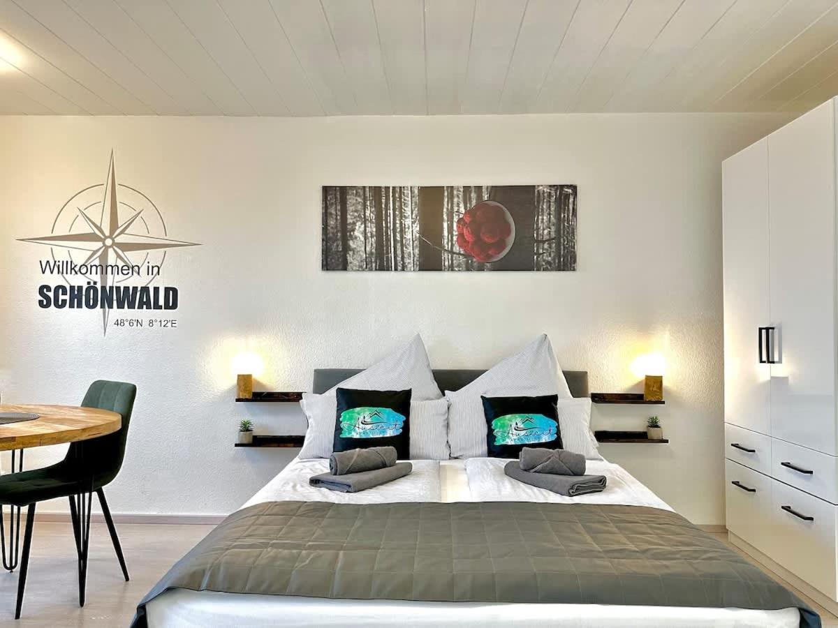 Relaxapartments Black Forest Nature Mit Beheiztem Indoor-Pool Und Sauna - Sonnenbalkon Mit Blick Ins Gruene, Schnelles Internet, Naehe Triberger Wasserfaelle, Fuer Bis Zu 2 Personen Schönwald Ngoại thất bức ảnh